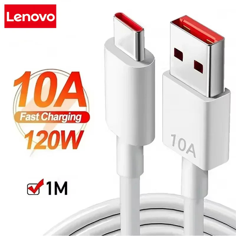 Lenovo 200000mAh Powerbank 120W Super Fast Charging Portable Battery Charger Ultra Capacity LED Digital Display For IPhone
